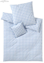 Lade das Bild in den Galerie-Viewer, Mako Perkalbettwäsche mit Blockkaros Quadro