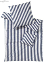 Lade das Bild in den Galerie-Viewer, Mako Perkal Bettwäsche mit Blockstreifen Lido