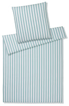 Lade das Bild in den Galerie-Viewer, Mako Perkal Bettwäsche mit Blockstreifen Lido
