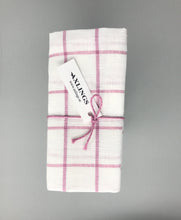 Lade das Bild in den Galerie-Viewer, 2er Set Leinen-Geschirrhandtuch Axlings rosé